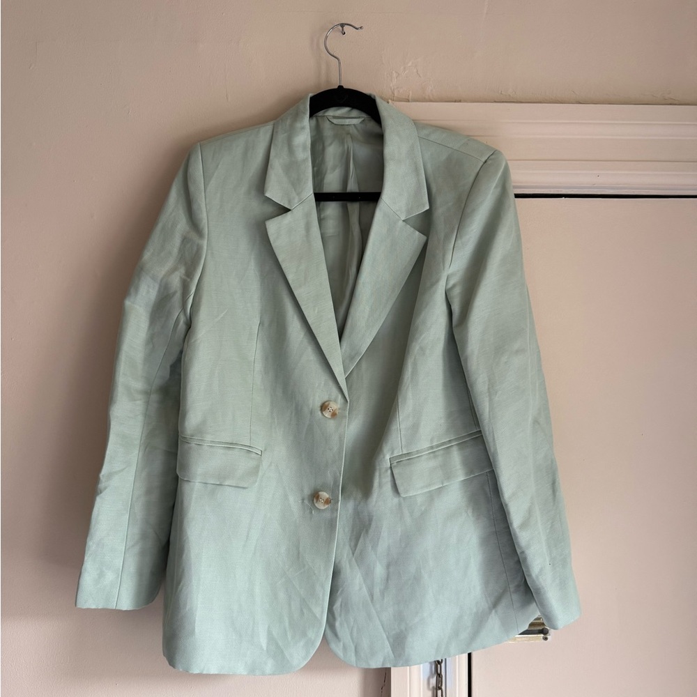 & Other Stories Light Green Blazer